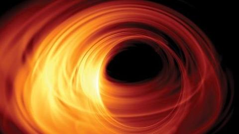 simulation of black hole image